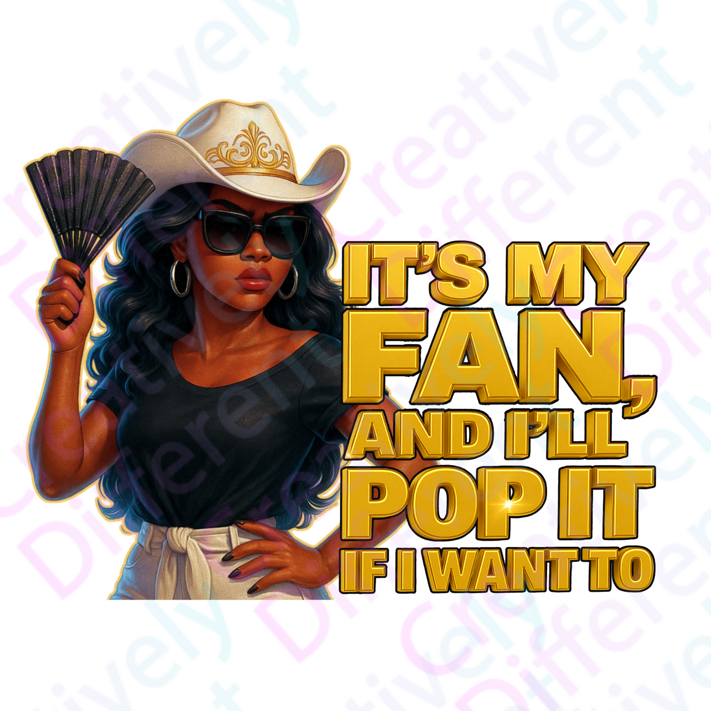 “It’s My Fan, And I’ll Pop It If I Want To” Tee