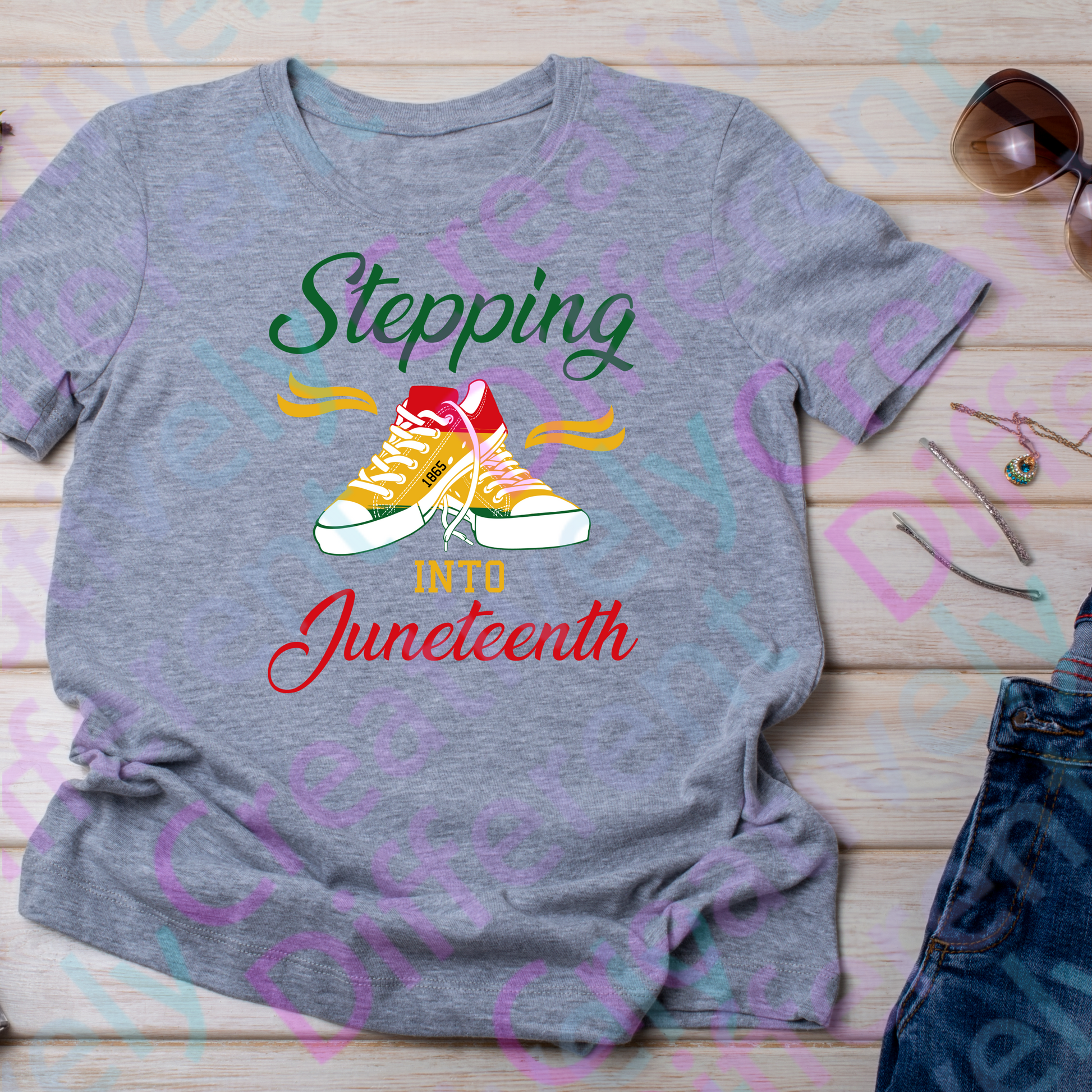 Juneteenth- Stepping into Juneteenth Tennis Shoes