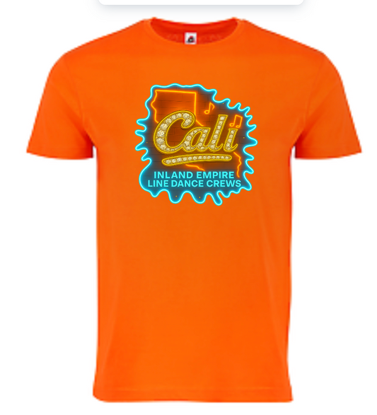 Cali Inland Empire Dance Crews Orange T-Shirt